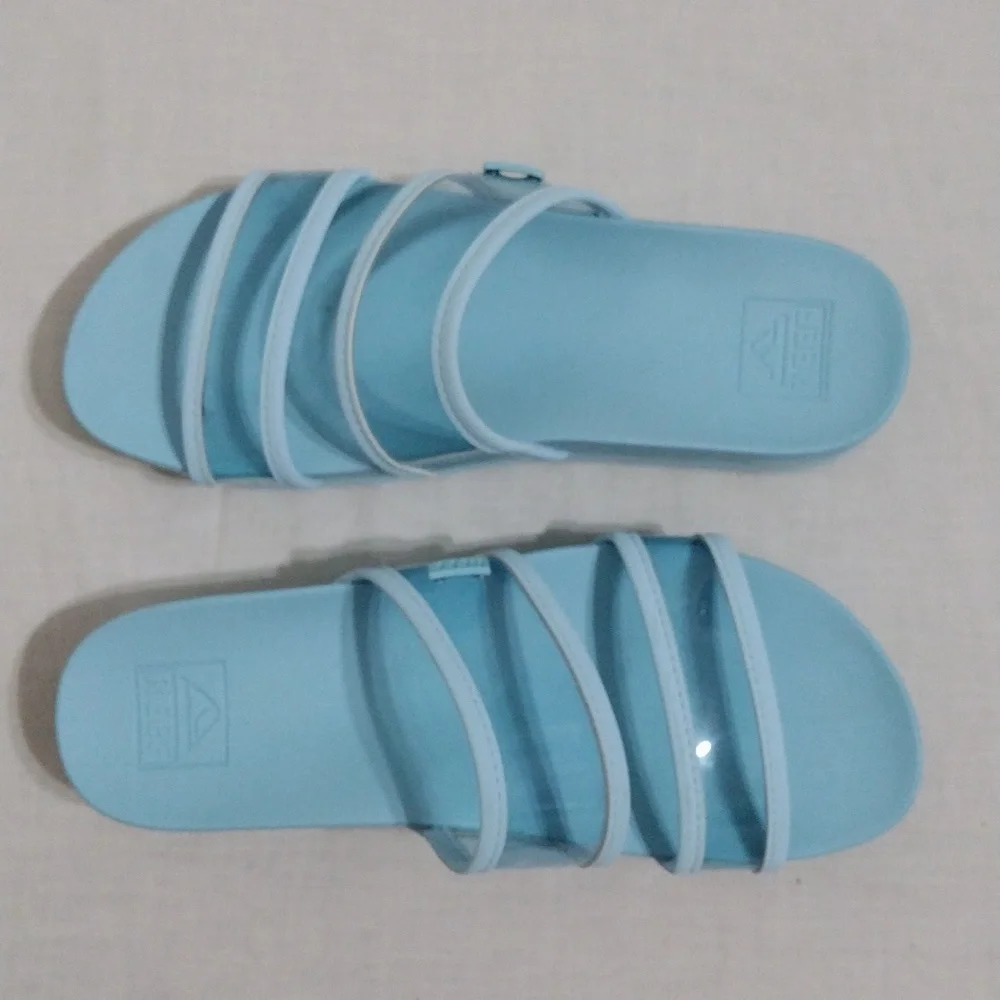 Reef Vista Hi-Energy Platform Slip-on Slide Sandals US 7.5 Comfort Casual Summer